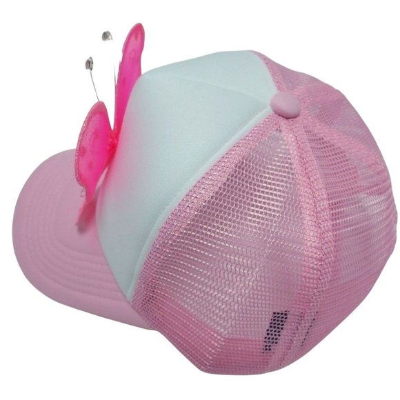 Glitter Butterfly Hat Realistic Butterfly Baseball Hat FREE SHIPPING (Pink) - Picture 2 of 6